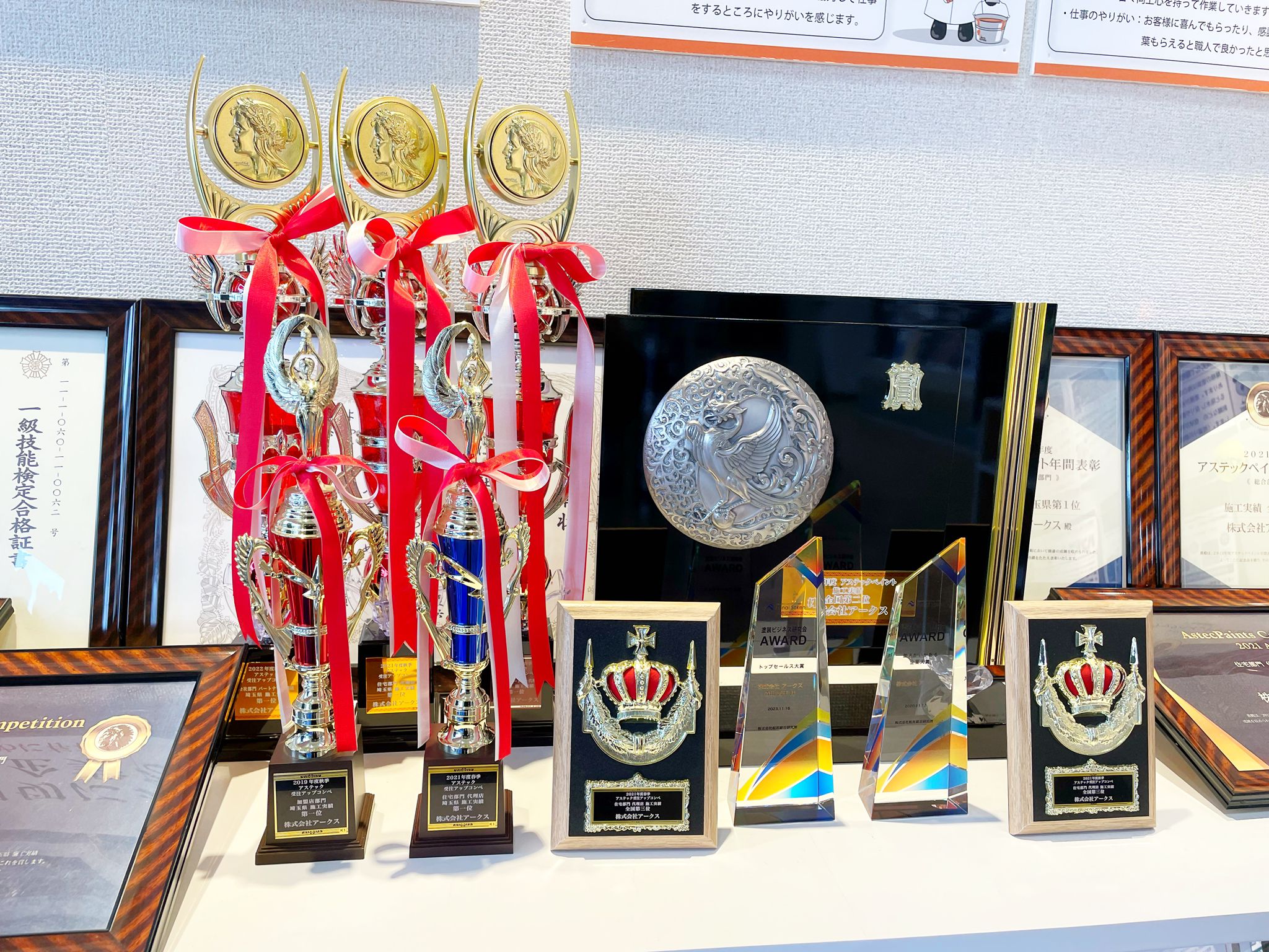資格・実績による安心の見える化！